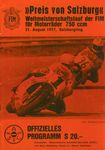 Programme cover of Salzburgring, 21/08/1977