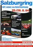 Programme cover of Salzburgring, 26/08/1984