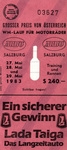 Ticket for Salzburgring, 29/05/1983