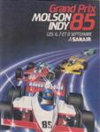 Programme cover of Sanair Super Speedway, 08/09/1985