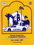 Programme cover of San Diego Del Mar Fairgrounds, 25/10/1987