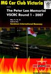 Programme cover of Sandown Raceway, 13/05/2007