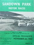 Programme cover of Sandown Raceway, 04/11/1962