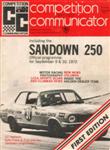 Programme cover of Sandown Raceway, 10/09/1972
