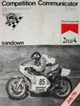 Programme cover of Sandown Raceway, 07/07/1974
