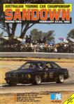 Programme cover of Sandown Raceway, 24/02/1985