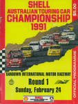 Programme cover of Sandown Raceway, 24/02/1991