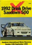 Programme cover of Sandown Raceway, 13/09/1992
