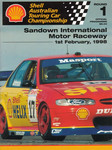 Programme cover of Sandown Raceway, 01/02/1998