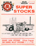 Programme cover of San Gabriel Valley Speedway, 08/09/1972