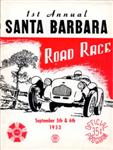 Programme cover of Santa Barbara, 06/09/1953