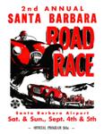 Programme cover of Santa Barbara, 05/09/1954