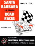 Programme cover of Santa Barbara, 18/03/1956
