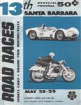 Programme cover of Santa Barbara, 29/05/1960
