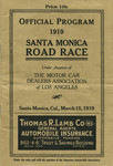 Programme cover of Santa Monica, 15/03/1919