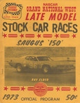 Programme cover of Saugus Speedway, 21/07/1973