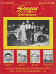 Programme cover of Saugus Speedway, 12/09/1992