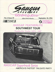 Programme cover of Saugus Speedway, 10/09/1994