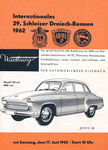 Programme cover of Schleizer Dreieck, 17/06/1962