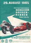 Programme cover of Schleizer Dreieck, 29/08/1965