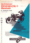 Programme cover of Schleizer Dreieck, 11/08/1968