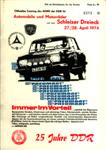 Programme cover of Schleizer Dreieck, 28/04/1974
