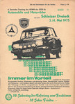 Programme cover of Schleizer Dreieck, 04/05/1975