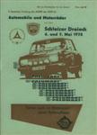 Programme cover of Schleizer Dreieck, 07/05/1978