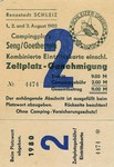 Ticket for Schleizer Dreieck, 03/08/1980