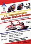 Programme cover of Schleizer Dreieck, 02/08/1992