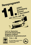 Programme cover of Schlo&szlig;berg Hill Climb, 14/07/1985