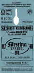 Ticket for Schottenring, 18/08/2002