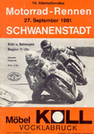 Programme cover of Schwanenstadt, 27/09/1981