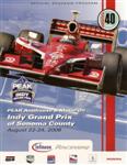 Programme cover of Sonoma Raceway, 24/08/2008