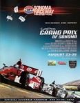 Programme cover of Sonoma Raceway, 25/08/2013