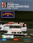 Programme cover of Sonoma Raceway, 15/07/1990