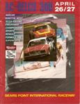 Programme cover of Sonoma Raceway, 27/04/1986
