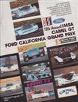 Programme cover of Sonoma Raceway, 02/08/1987