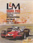 Programme cover of Pacific Raceways, 23/05/1971