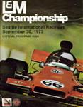 Programme cover of Pacific Raceways, 30/09/1973