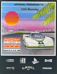 Programme cover of Sebring, 22/03/1986
