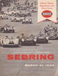 Programme cover of Sebring, 21/03/1959