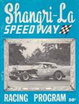 Programme cover of Shangri-La Speedway, 29/07/1972