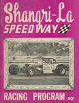 Programme cover of Shangri-La Speedway, 22/08/1972