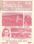 Programme cover of Shangri-La Speedway, 06/07/1974