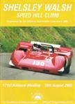Programme cover of Shelsley Walsh Hill Climb, 18/08/2002