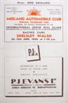 Programme cover of Shelsley Walsh Hill Climb, 12/06/1948