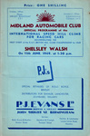 Programme cover of Shelsley Walsh Hill Climb, 11/06/1949