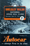 Programme cover of Shelsley Walsh Hill Climb, 06/06/1953