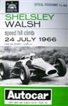 Programme cover of Shelsley Walsh Hill Climb, 24/07/1966